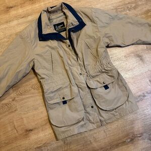 Vintage London Fog Barn Jacket // 90s Thinsulate Utility Field Coat - Small